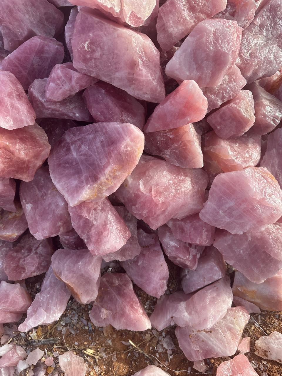 Rose Quartz export-grade semi-precious stone