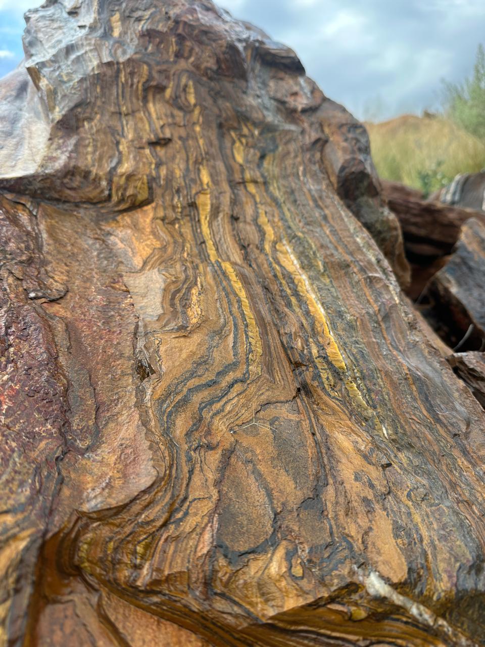 Tiger Iron export-grade semi-precious stone