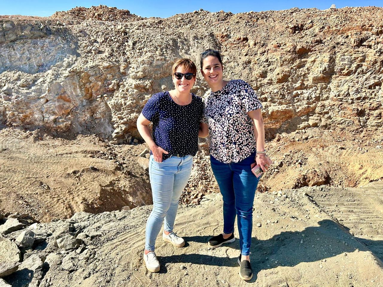 Trustroot founders on site at a Northern Cape quarry