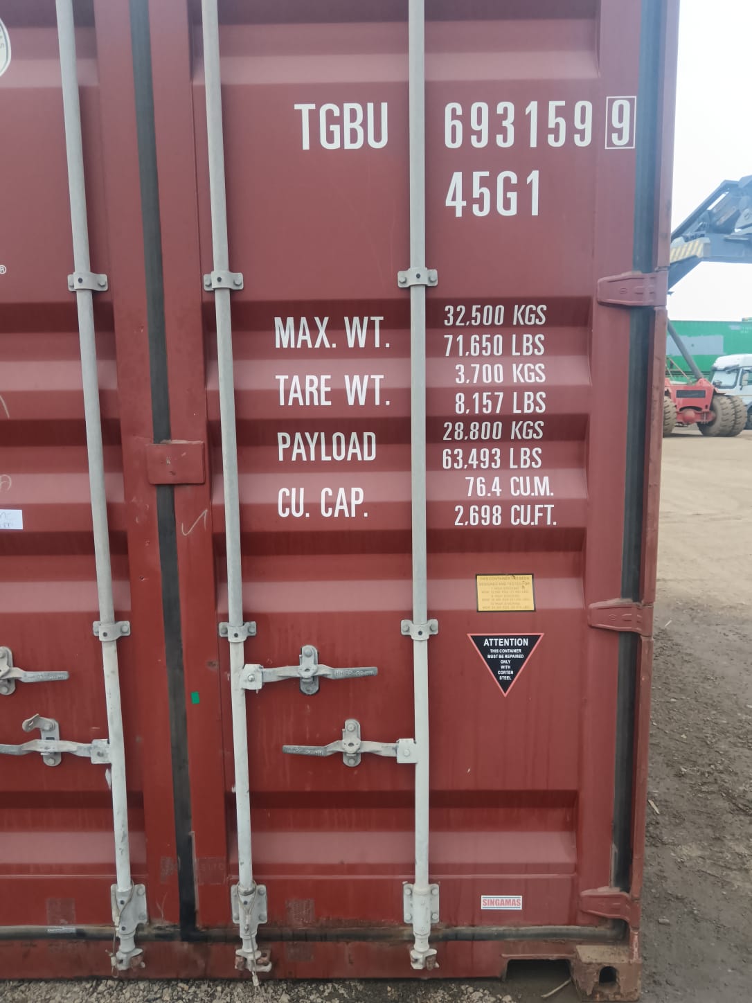 Sealed for export